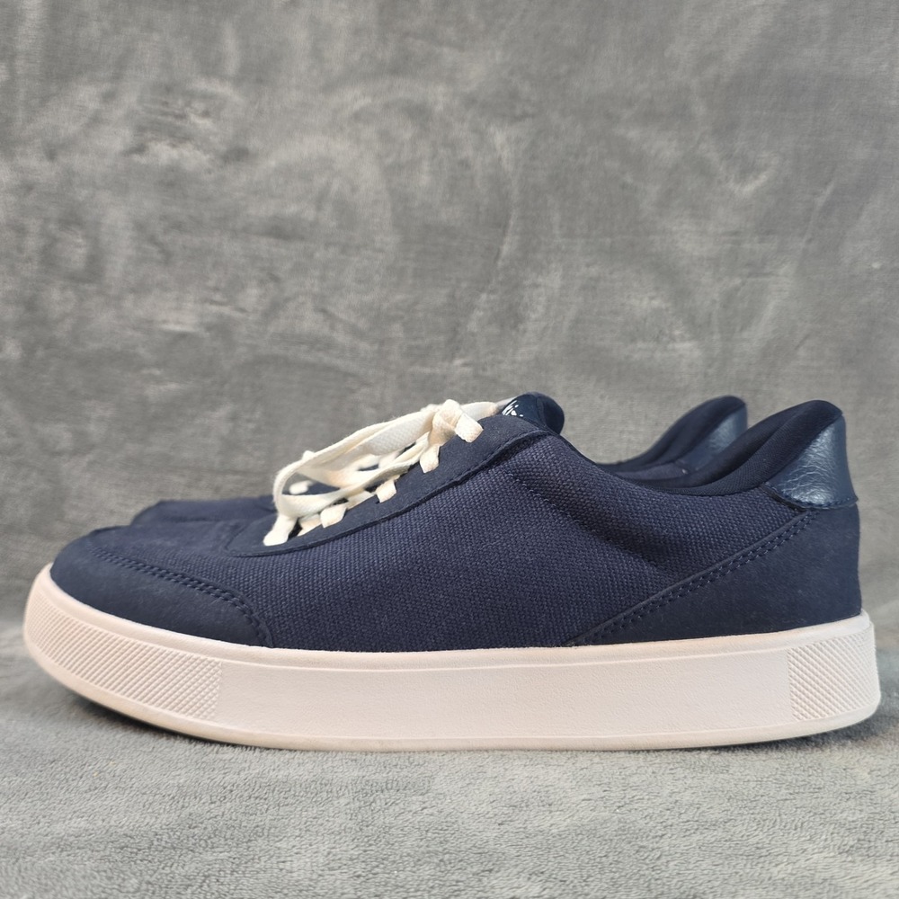 Kizik Kids Prague 2 Shoes Size 5.5 Y Navy White Lace H8FC KPRANV01